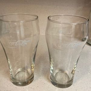 Vintage Enjoy Coca Cola Glasses
